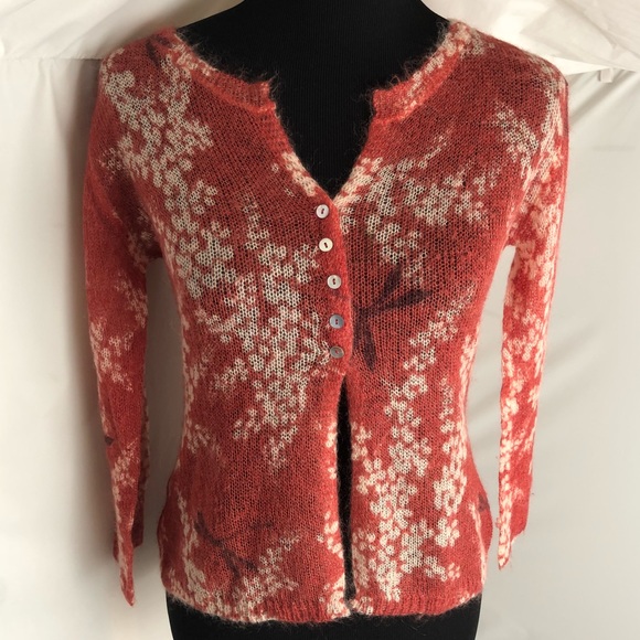 Free People Sweaters - Free People rust lightweight button front sweater